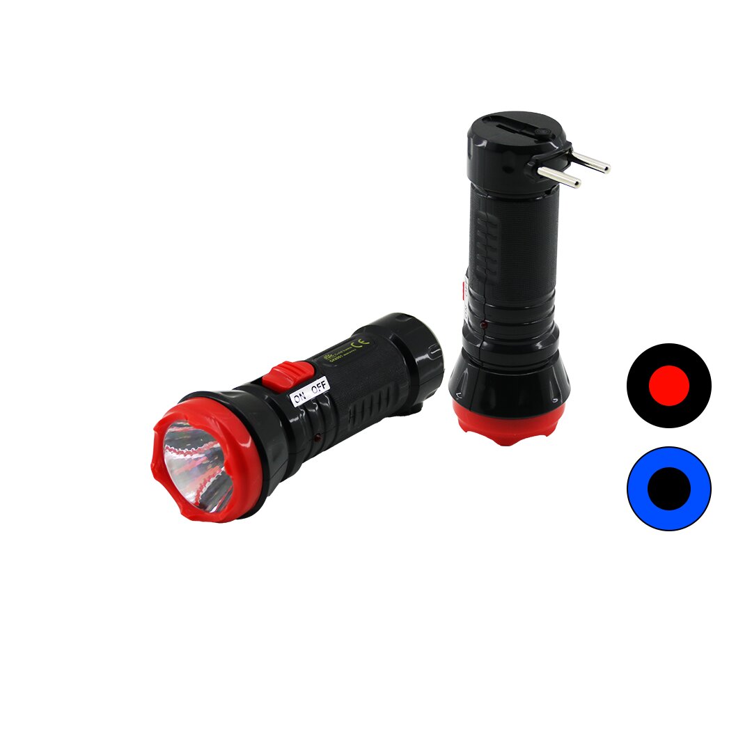 1w Tek Led Fi̇ş şarjli El Feneri̇ Uzun Mesafeli̇
