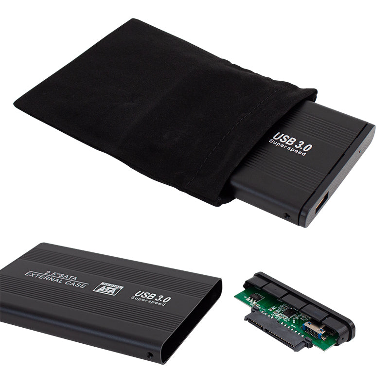 2.5 Usb 3.0 Sata Hdd Kutusu + 20 Cm Kablo + Tornavi̇da Hedi̇yeli̇