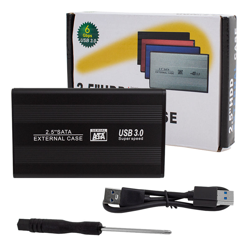 2.5 Usb 3.0 Sata Hdd Kutusu + 20 Cm Kablo + Tornavi̇da Hedi̇yeli̇