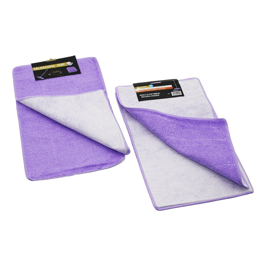 2 Pcs Palet Mandalli Mop Yedek Bezi̇ Mi̇krober