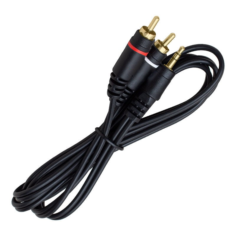 2 RCA ERKEK + 3.5 MM STEREO ERKEK 1.5 METRE 1.KALİTE KABLO