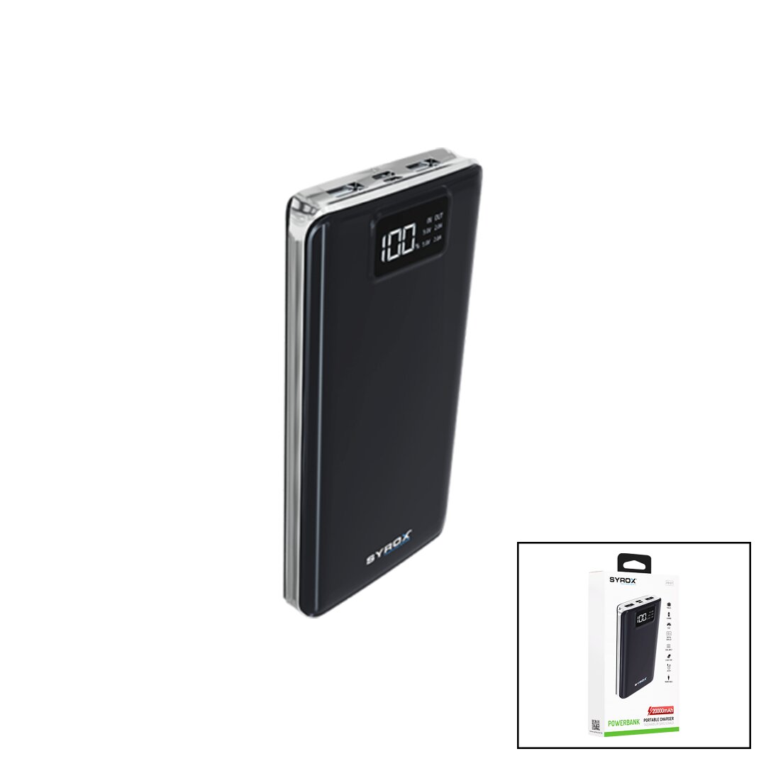 20.000MAH LED DİJİTAL POWERBANK 2 GİRİŞ - 2 ÇIKIŞ (4620)