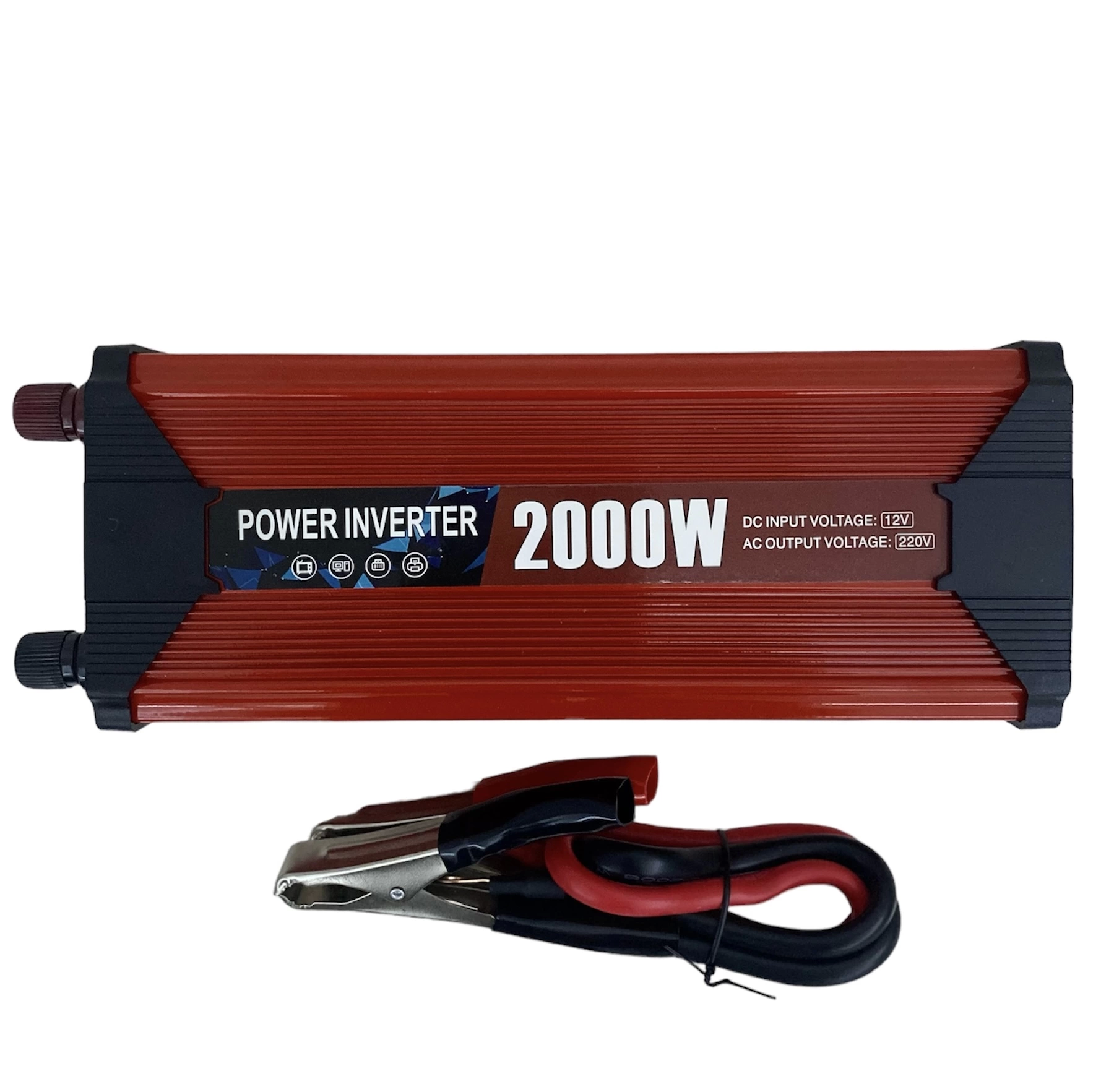 2000 Watt İnverter Dönüştürücü Güç Kaynağı Akü Bağlantılı 12 -230 V Modifiye Sinüs Usb Girişli