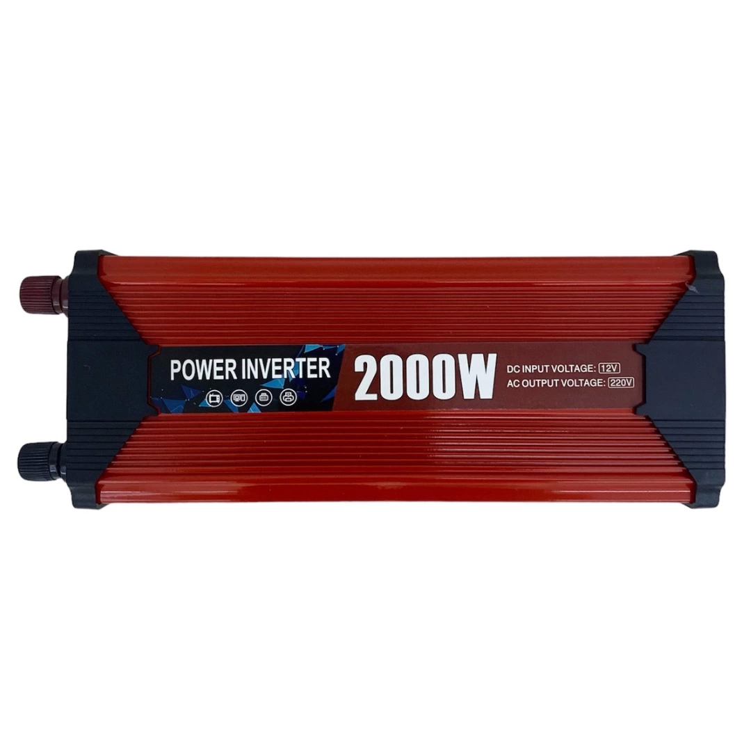 2000 Watt İnverter Dönüştürücü Güç Kaynağı Akü Bağlantılı 12 -230 V Modifiye Sinüs Usb Girişli