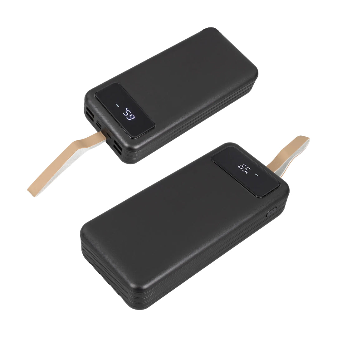 20000 Mah Di̇ji̇tal Göstergeli̇ Usb-micro-lightning-type-c Gi̇ri̇şli̇ Ve Kablolu Powerbank