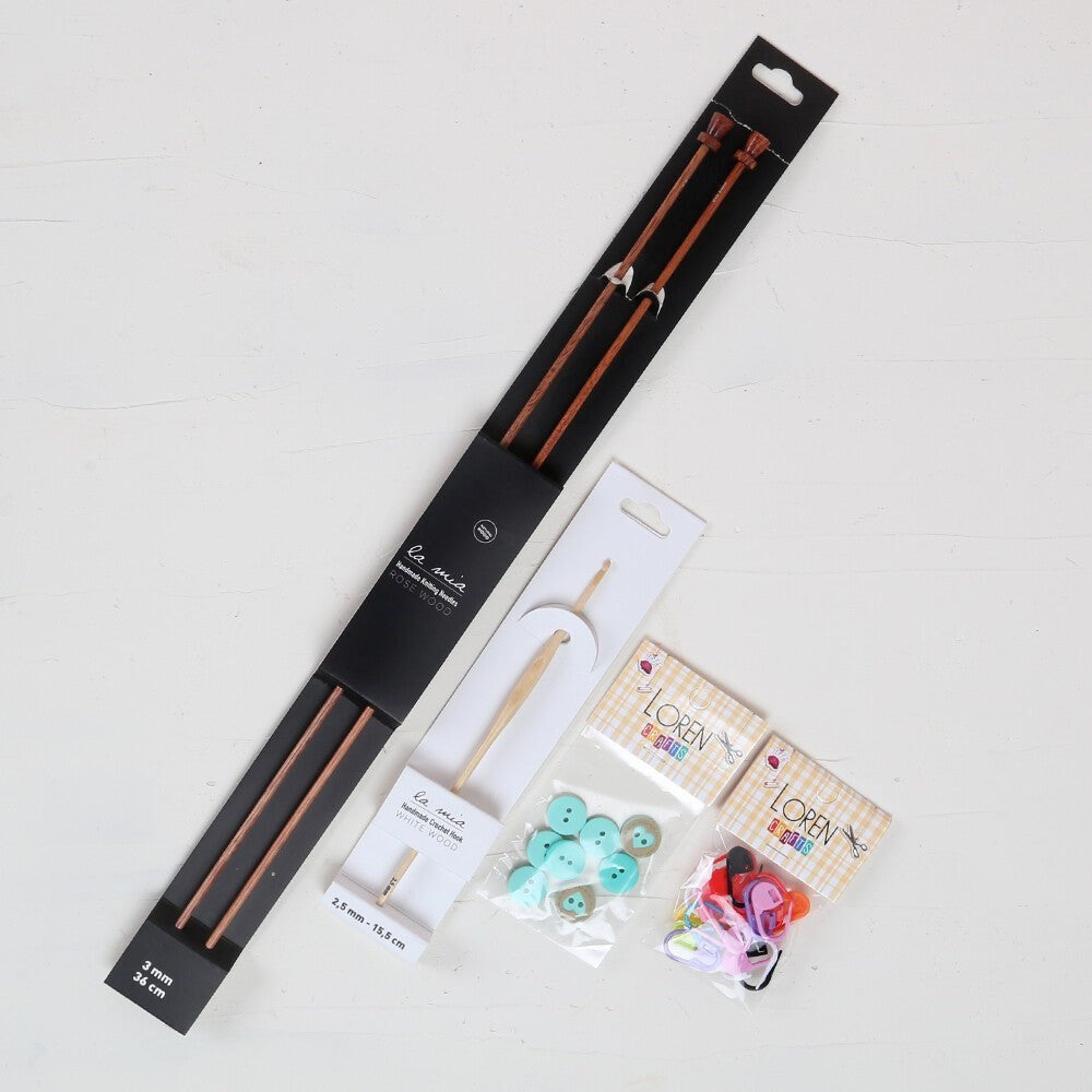 La Mia Mercerized Cotton Zümrüt Seti