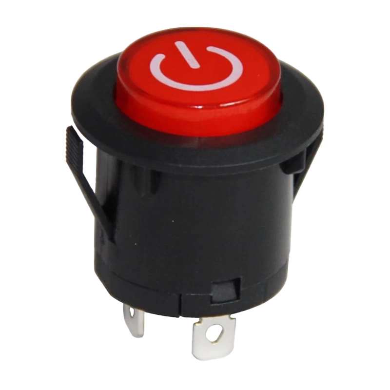 26mm On/off Kalıcı Ledli Rocker Buton Power Simgeli Ic-180f