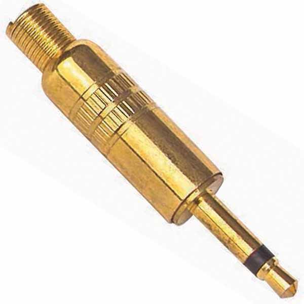 3.5 Mm Mono Gold Metal Jack Fi̇ş