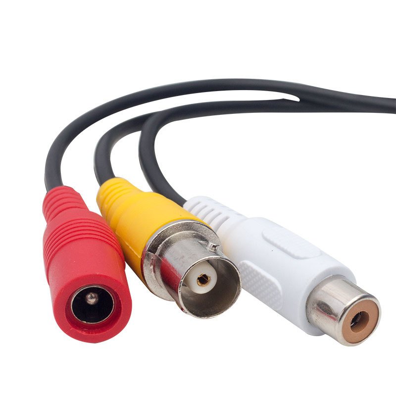 3.6mm 800 Tvl 1/4 Sensor Mi̇krofonlu Si̇yah Vi̇da Model Mi̇ni̇ Kamera