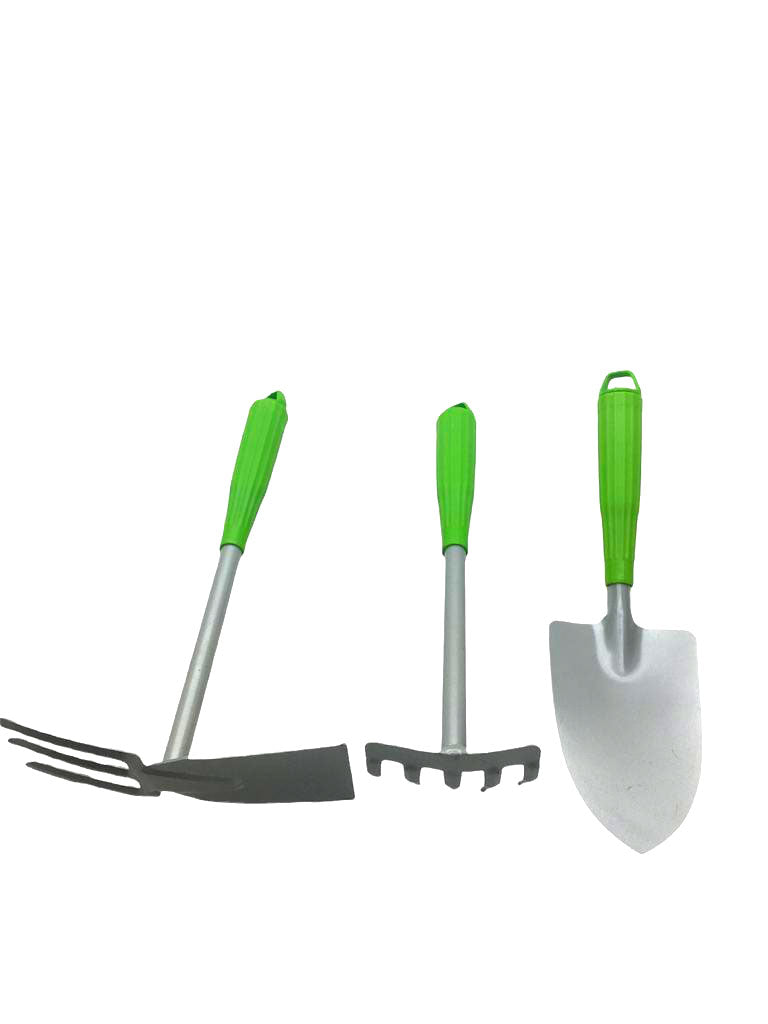 3 Parça Metal Çapa Bahçe Seti