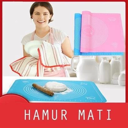 30*40 Cm Hamur Matı Silikon Ölçekli Kullanımı Kolay Hamur Açma Matı