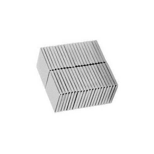 30x10x3mm Neodyum 20 Adet Köşeli Blok N35 Mıknatıs