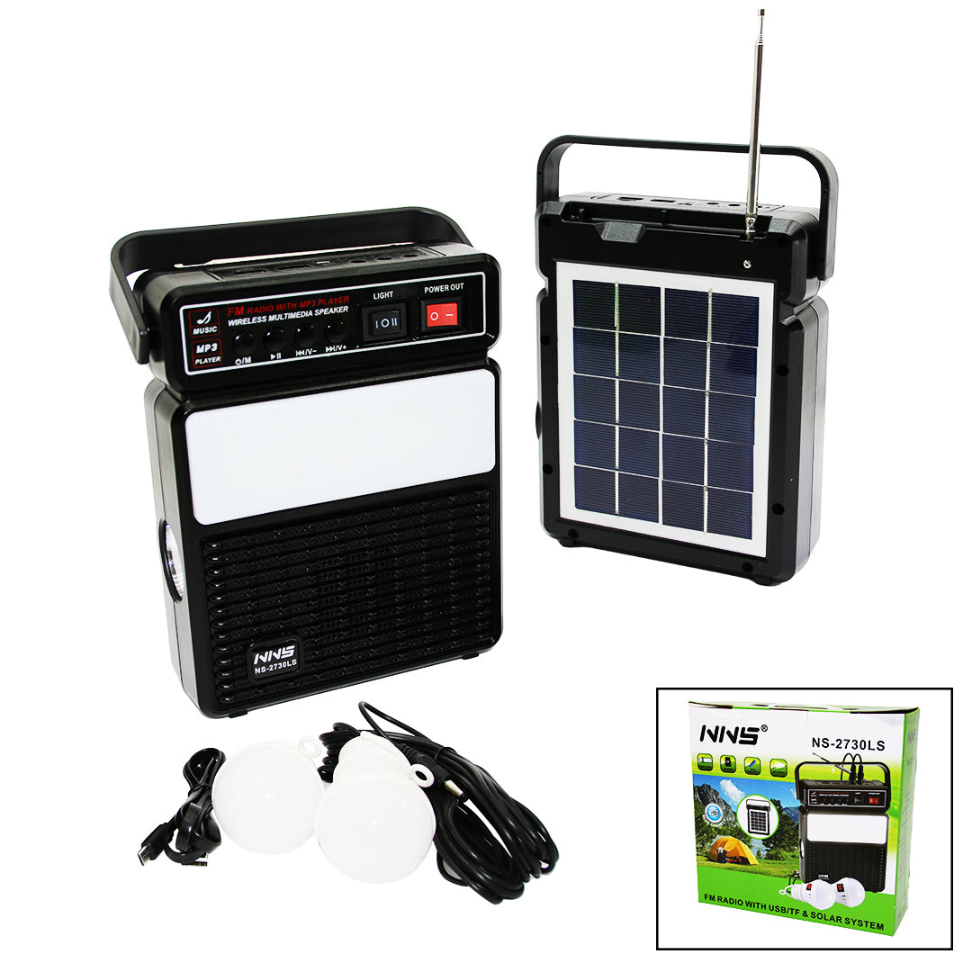 3IN1 - SOLAR2İN1 DİK MODEL EL FENERİ - RADYO - MP3BLUETOOTH - USB/ TF PORT - 2 PARÇA  AMPUL KABLOLU - POWERBANK (4620)