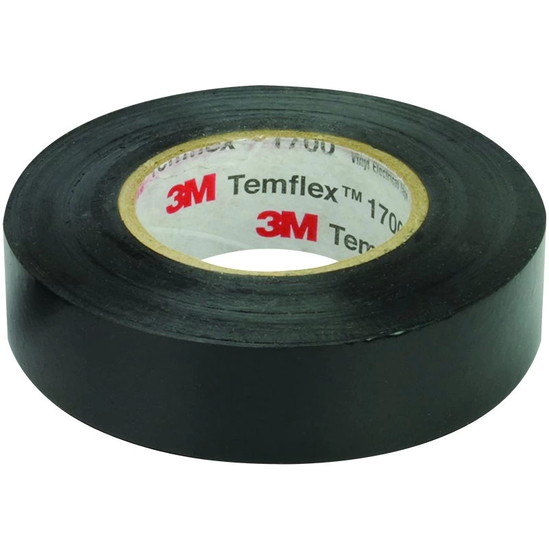 3m Temflex 1300e Pvc İzole Siyah Bant 10luk Paket0.13mmx19mmx0.13mm