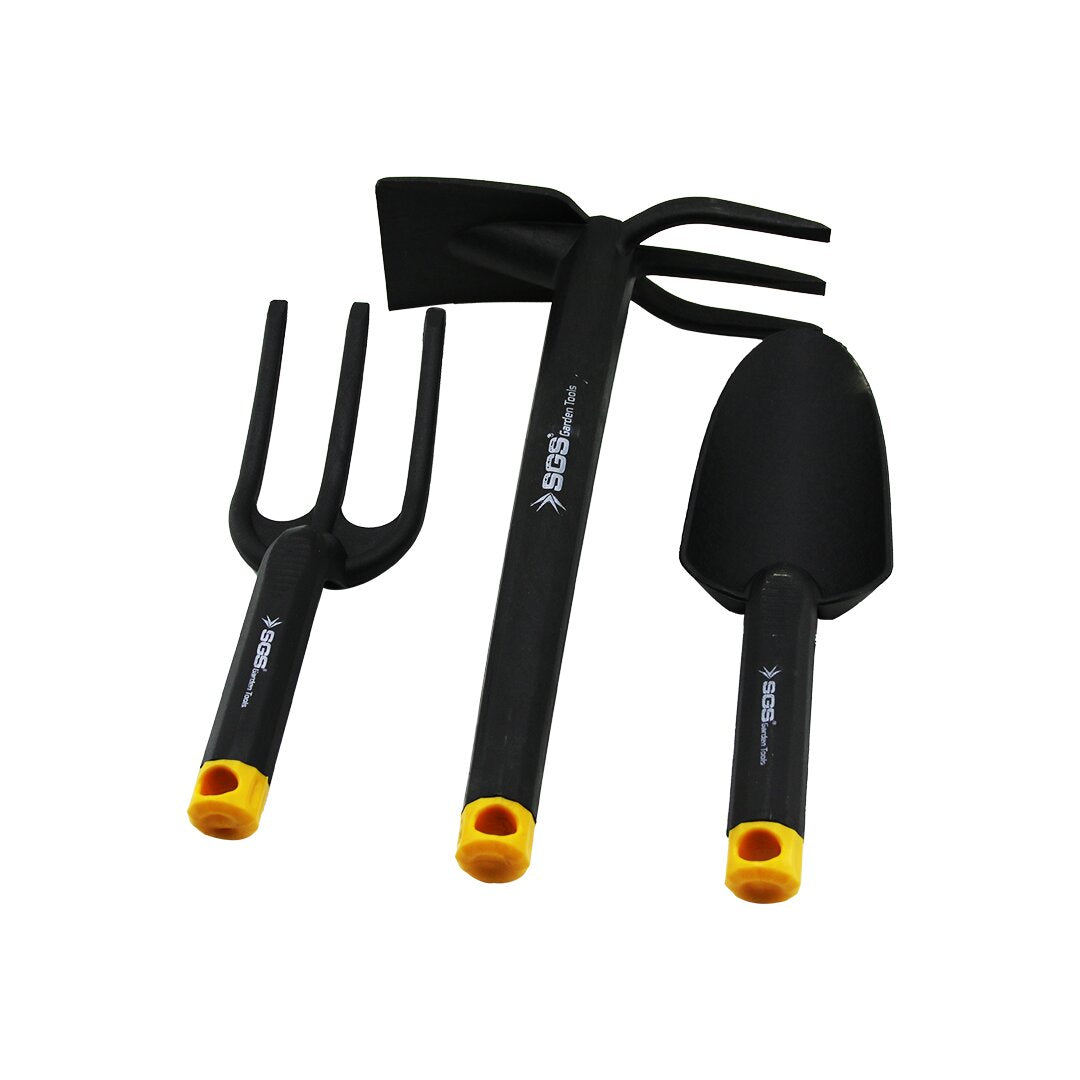 3pcs Plasti̇k Si̇yah çapa Bahçe Seti̇ Tirmik - çapa - Kürek
