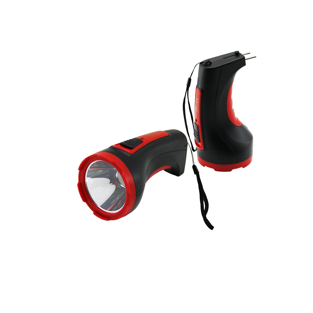 3w Tek Led Bombeli̇ Gövde Fi̇ş şarjli El Feneri̇ Uzun Mesafeli̇