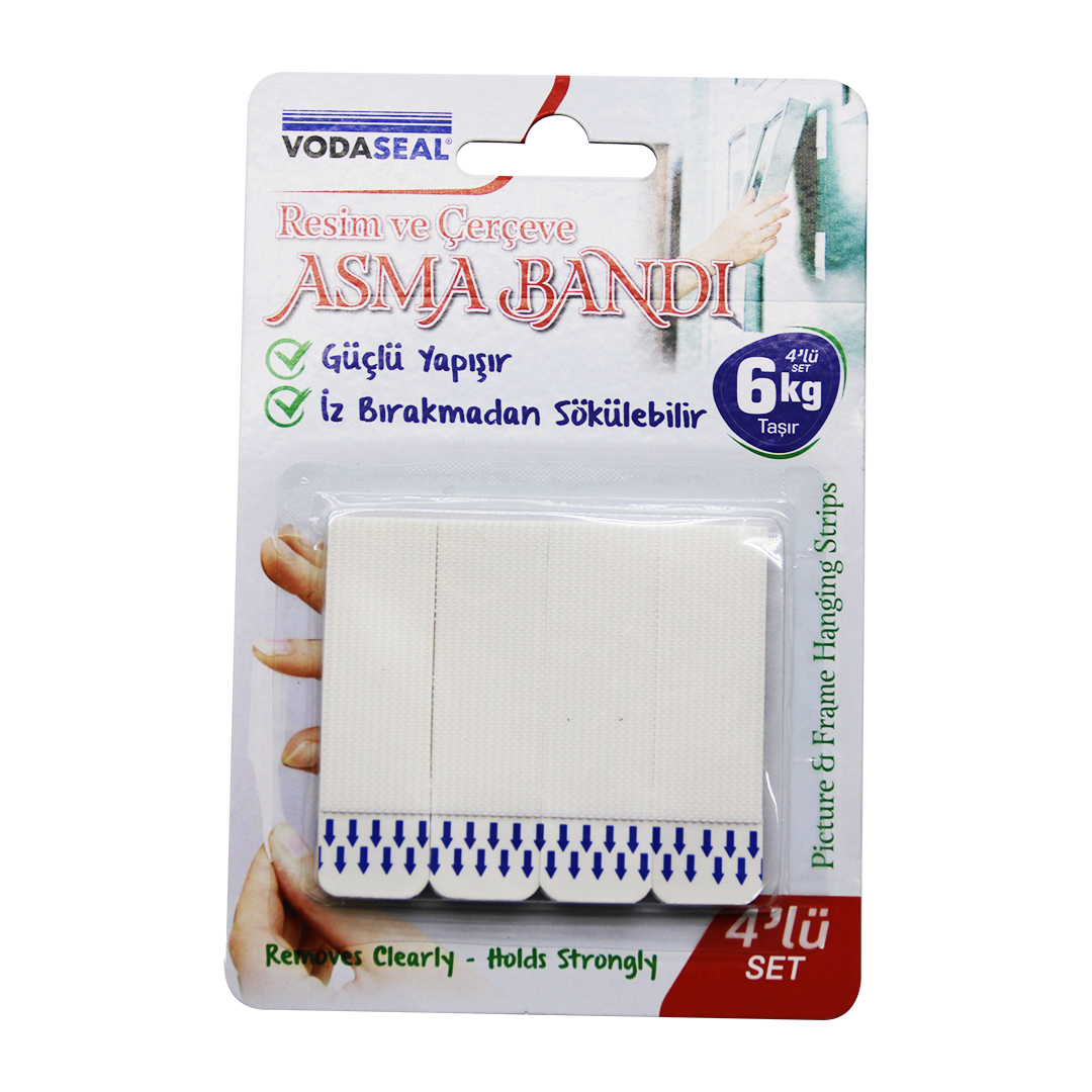 4 Parça  Resim Ve Çerçeve Asma Bantı 6Kg.Taşıma