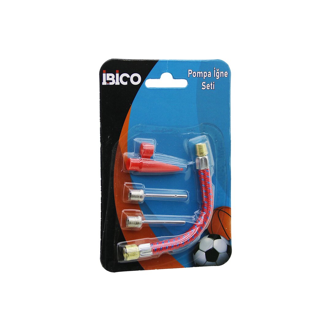 4 Pcs Pompa İğne - Hortum Seti̇ Top - Bi̇si̇klet Lasti̇k şi̇şi̇rme