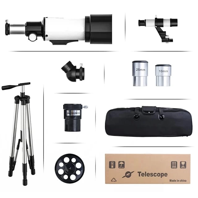 400x70mm Açıklıklı Refrakter Teleskoplar