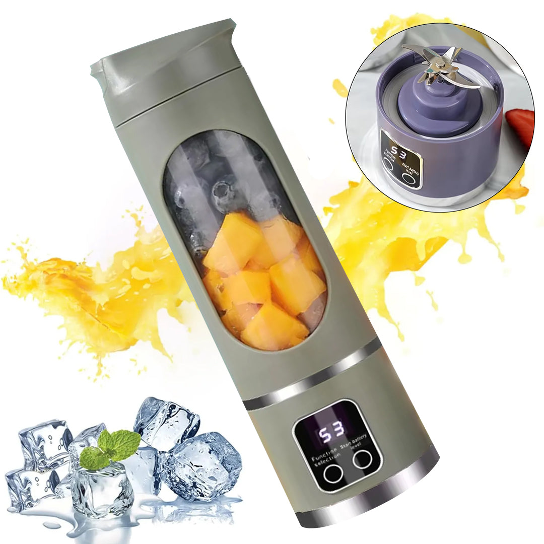 450ml Shaken Take Personal Smoothie Portativ Blender Şirəçəkən Doldurulan Yaşıl 