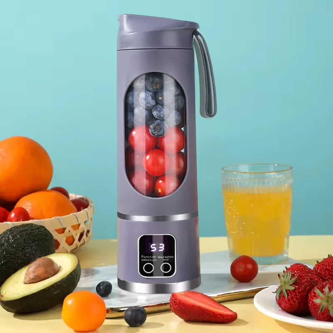 450ml Shaken Take Personal Smoothie Portativ Blender Şirəçəkən Doldurulan Bənövşəyi 