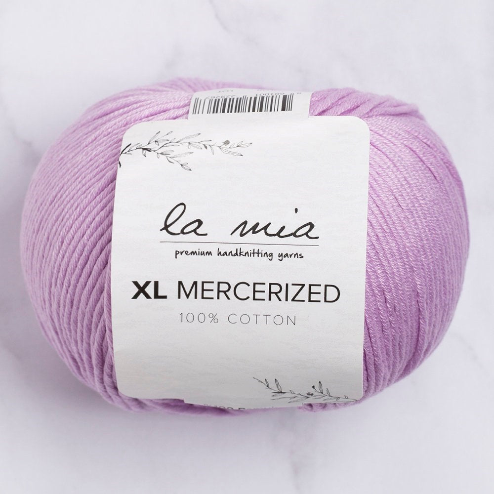 La Mia XL Mercerized Lila El Örgü İpi - 53 - 33764