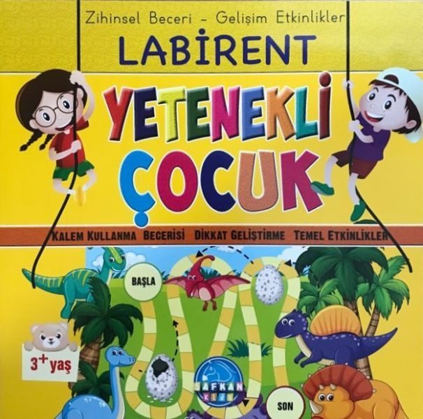 Zihinsel Beceri Gelişim Etkinlikleri Labirent Yetenekli Çocuk 3+  (4022)