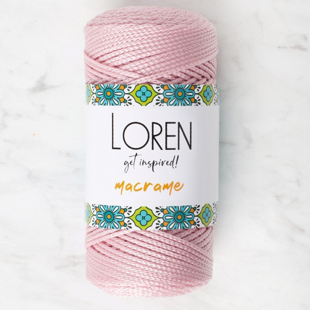 Loren Macrame Toz Pembe El Örgü İpi - RM 072 - 34343