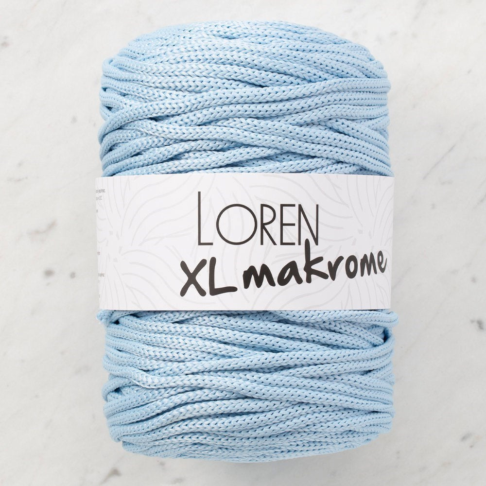 Loren XL Makrome Bebe Mavi El Örgü İpi - R051 - 33718