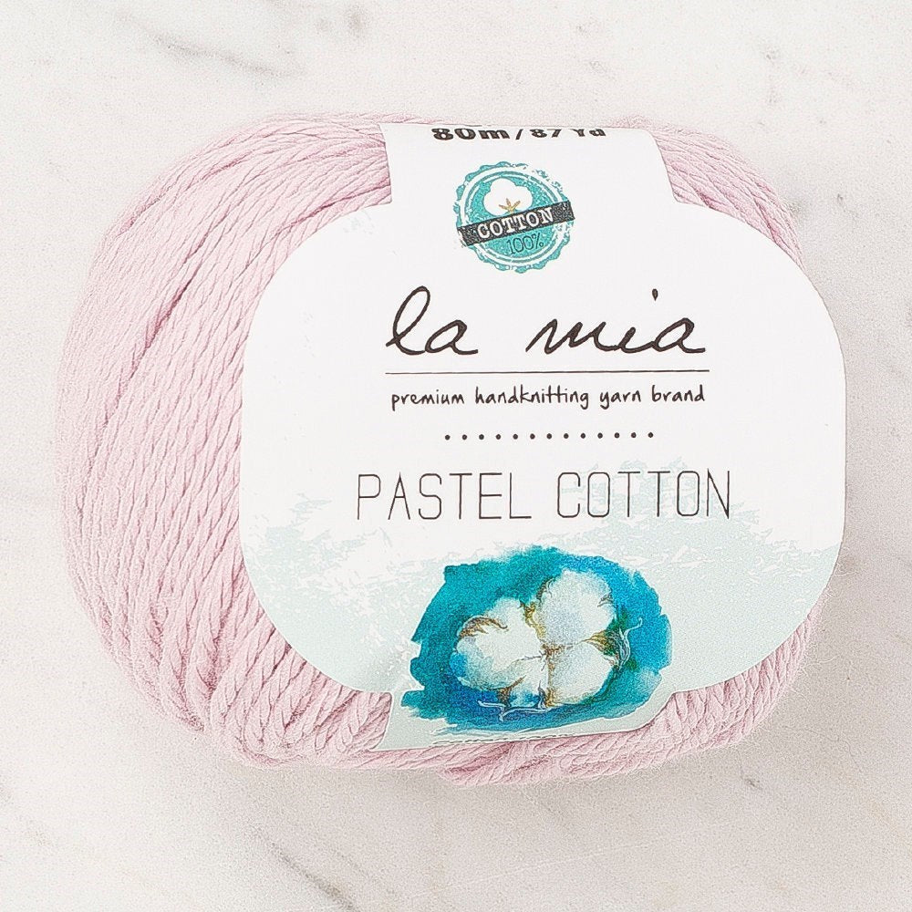 La Mia Pastel Cotton Lila El Örgü İpi - L181 - 33958