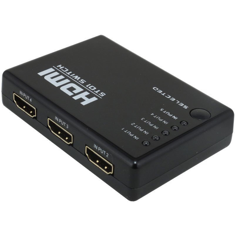 5 Gi̇ri̇ş 1 çikiş Hdmi Switcher Toplayici Kumandali Adaptörsüz