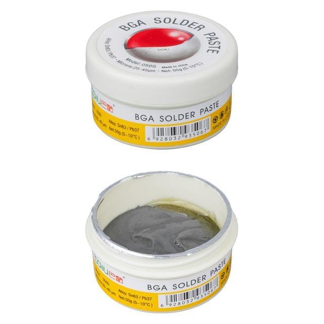 50 Gram Sıvı Krem Lehim - BGA İşlemleri İçin Profesyonel Kalite, 25-45 Mikron