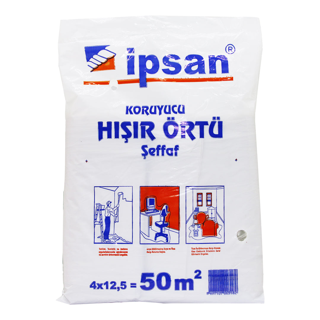 50-M2 Hışır Şeffaf Koruyucu Örtü