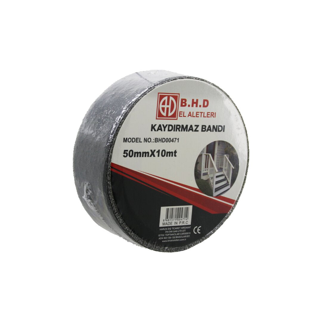 50mm X 10mt Kaydirmaz Si̇yah Bant