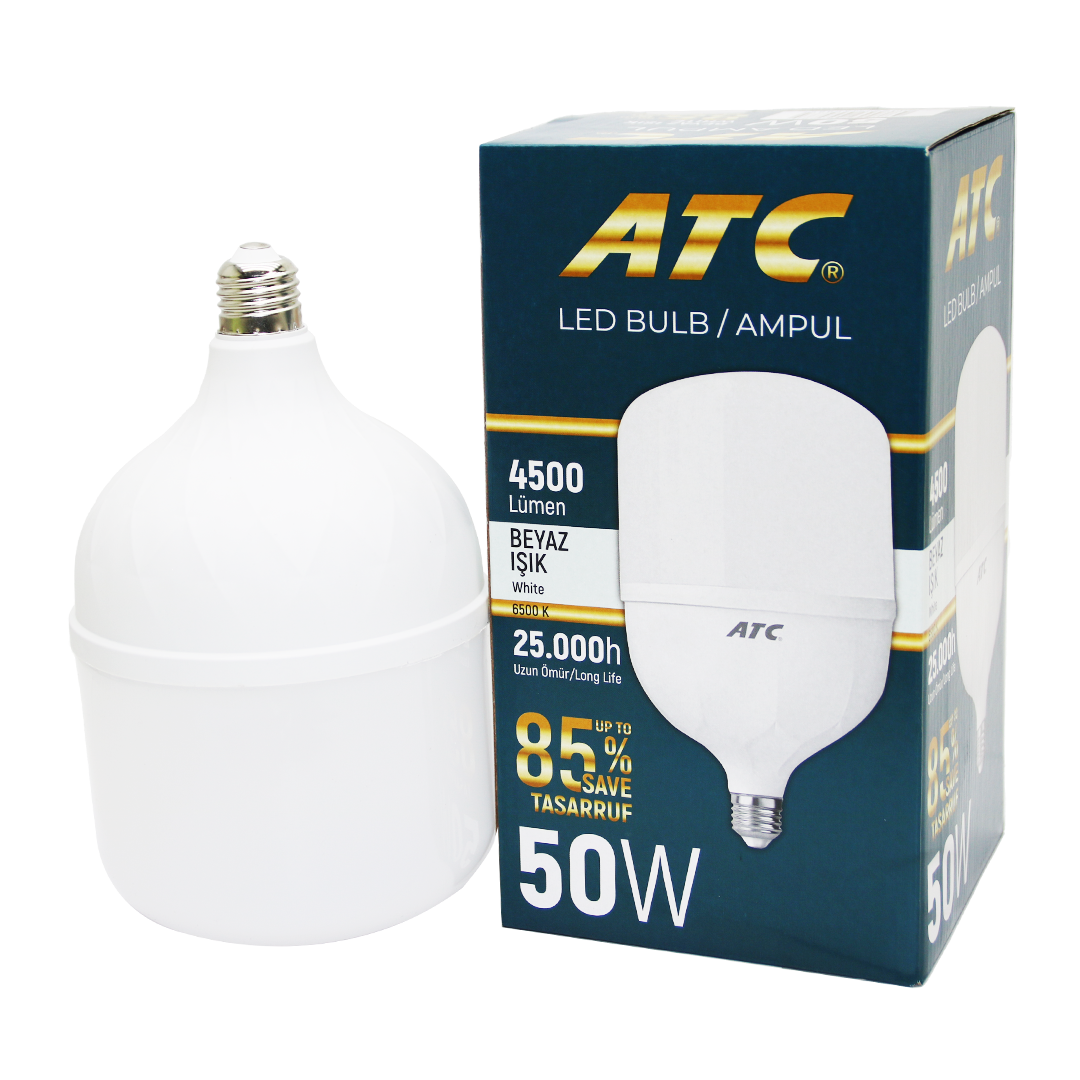 50W TORCH LED BULB AMPUL BEYAZ E27 (4620)