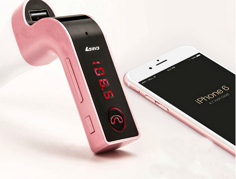 Carg7 Bluetooth Araç Fm Transmitter Usb Girişli