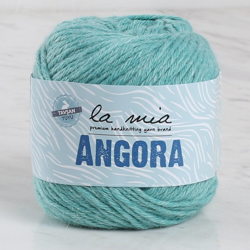 La Mia Angora 50gr Mint Yeşili El Örgü İpi - L130 - 33805