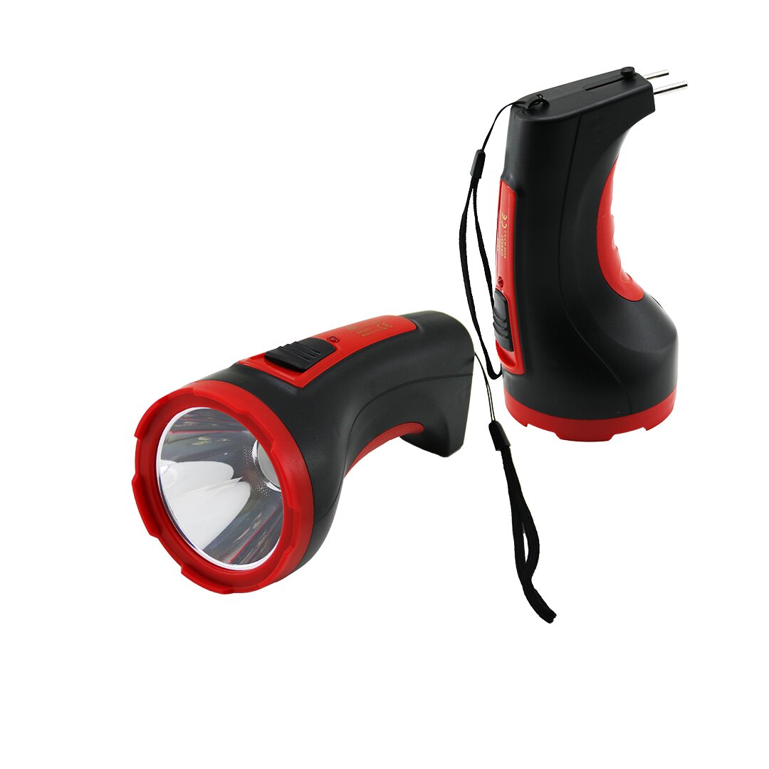 5w Tek Led Bombeli̇ Gövde Fi̇ş şarjli El Feneri̇ Uzun Mesafeli̇