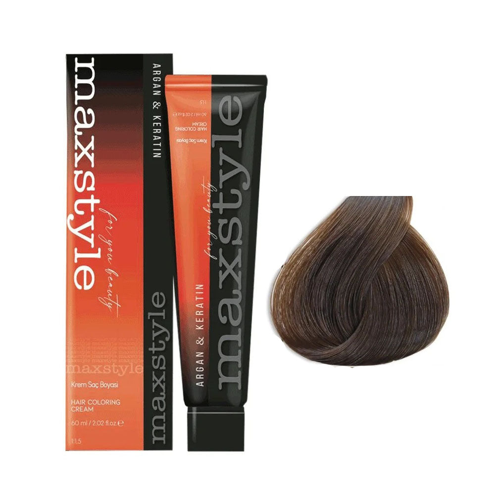 Maxstyle Argan Keratin Saç Boyası 6.3 Koyu Kumral Dore x 2 Adet