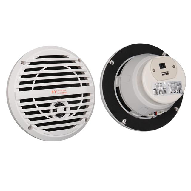 6.5” Usb&amp;apos;li 60 Watt Çiftli Marine Horn Hoparlör