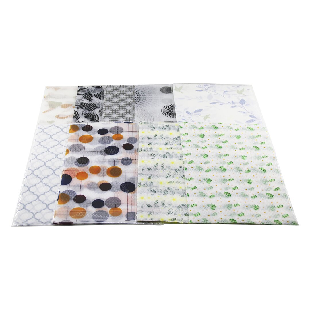 6 Pcs 30x45cm Eva - Kaymaz Dolap Ve çekmece İçi̇ Raf örtüsü