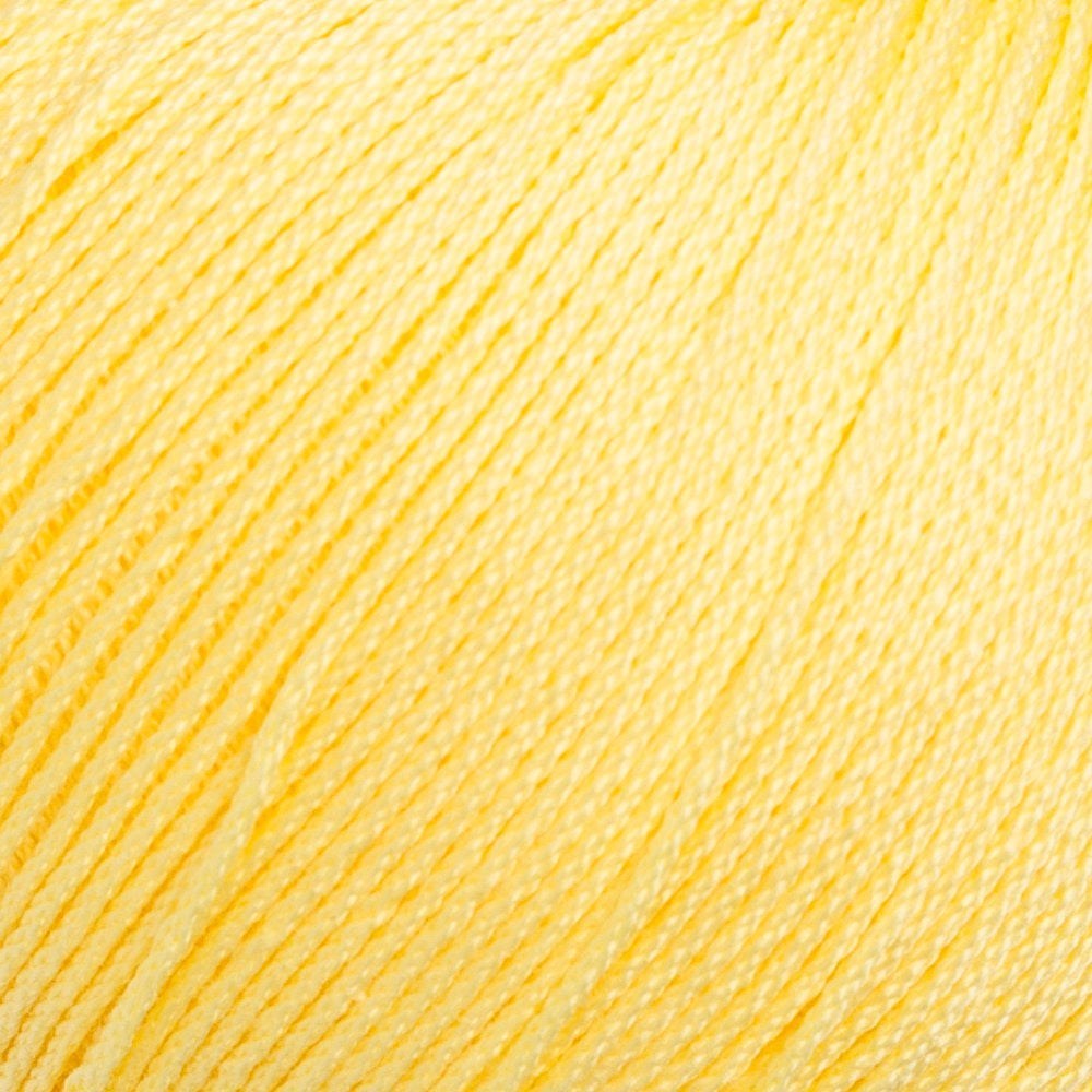 La Mia Lux Mercerized Cotton Sarı El Örgü İpi - 177 - 33753