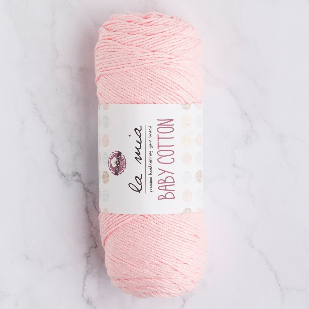 La Mia Baby Cotton Şeker Pembe El Örgü İpi - L040 - 33650