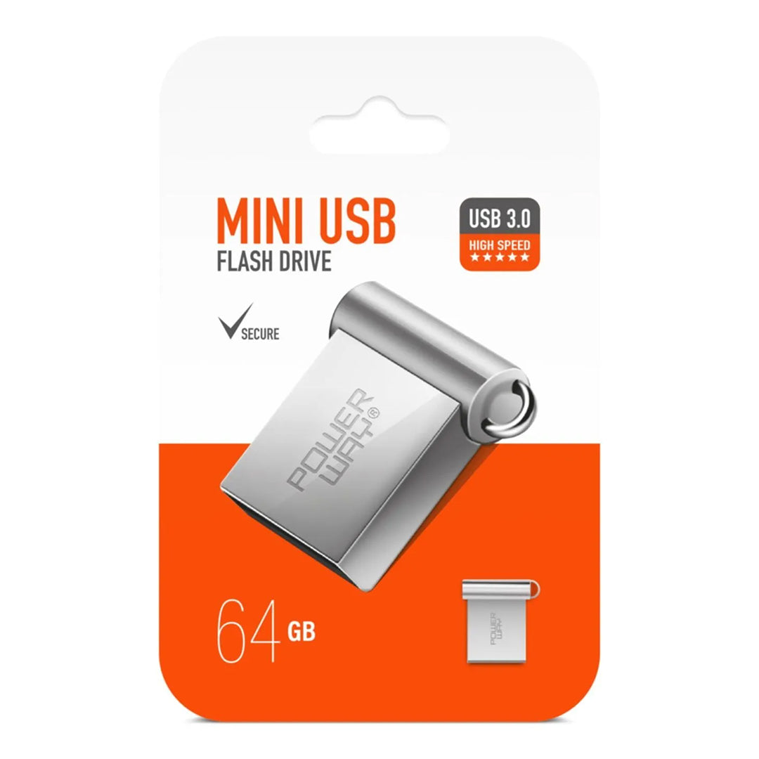 64 Gb Usb 3.0 Metal Mini Flash Bellek