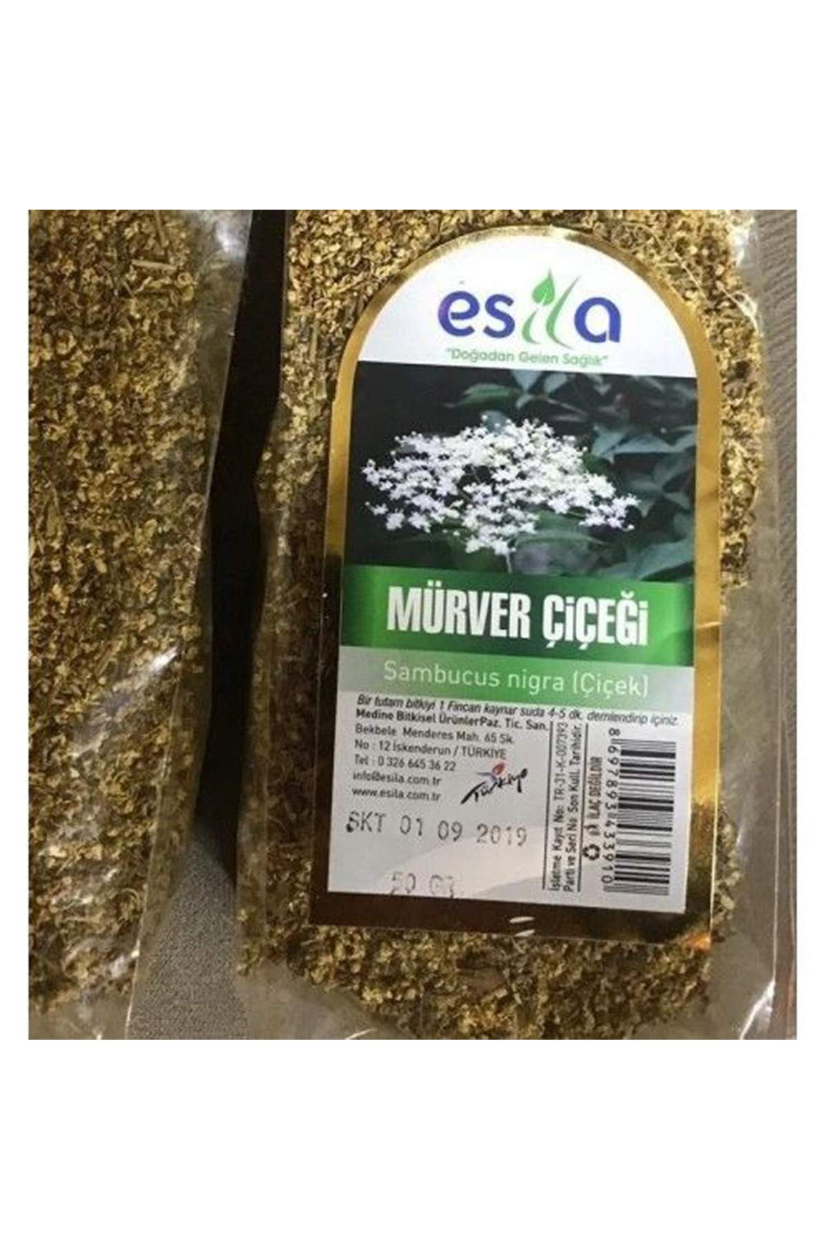 Poşet Mürver Çiçeği 50 Gr.