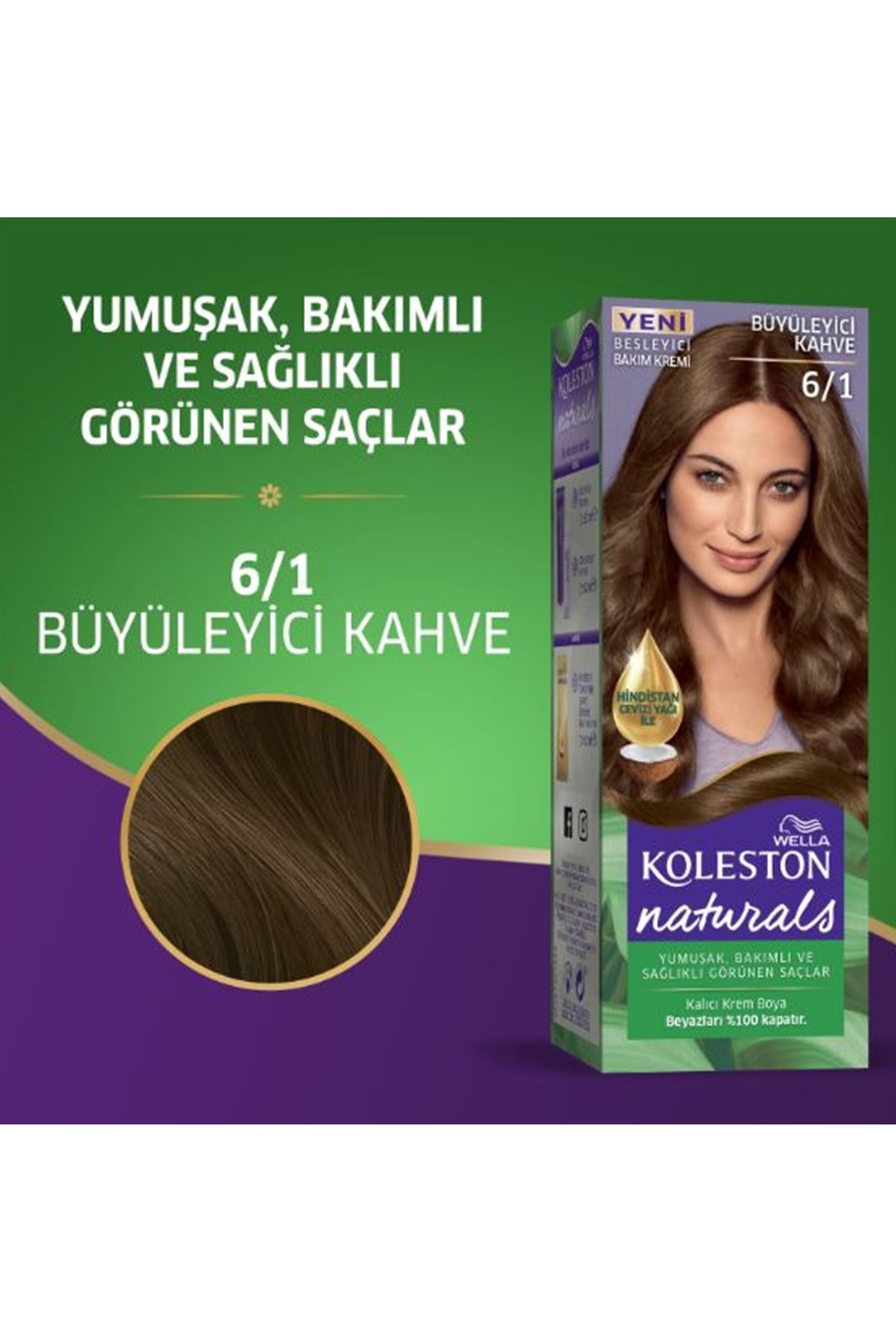 Naturals Saç Boyası Büyüleyici Kahve 6/1