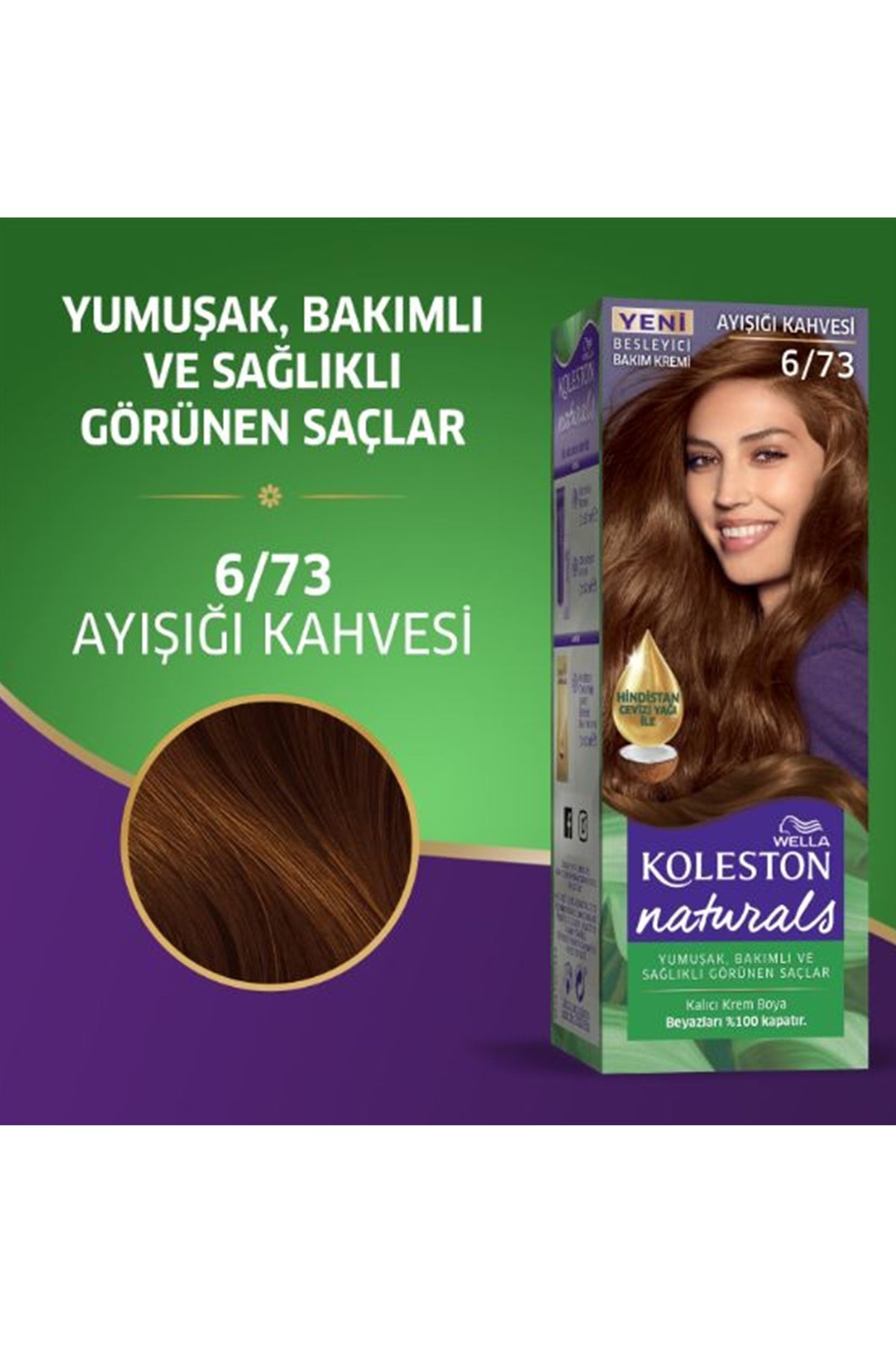 Naturals Saç Boyası Ayışığı Kahvesi 6/73