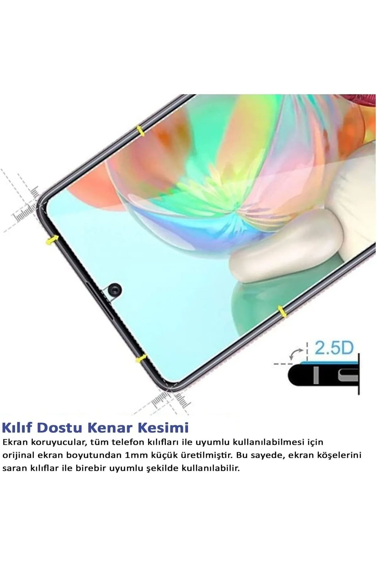 Iphone 13 Pro Max Uyumlu Premium Ekran Koruyucu 9h Sert Temperli Kırılmaz Cam Koruma Şeffaf