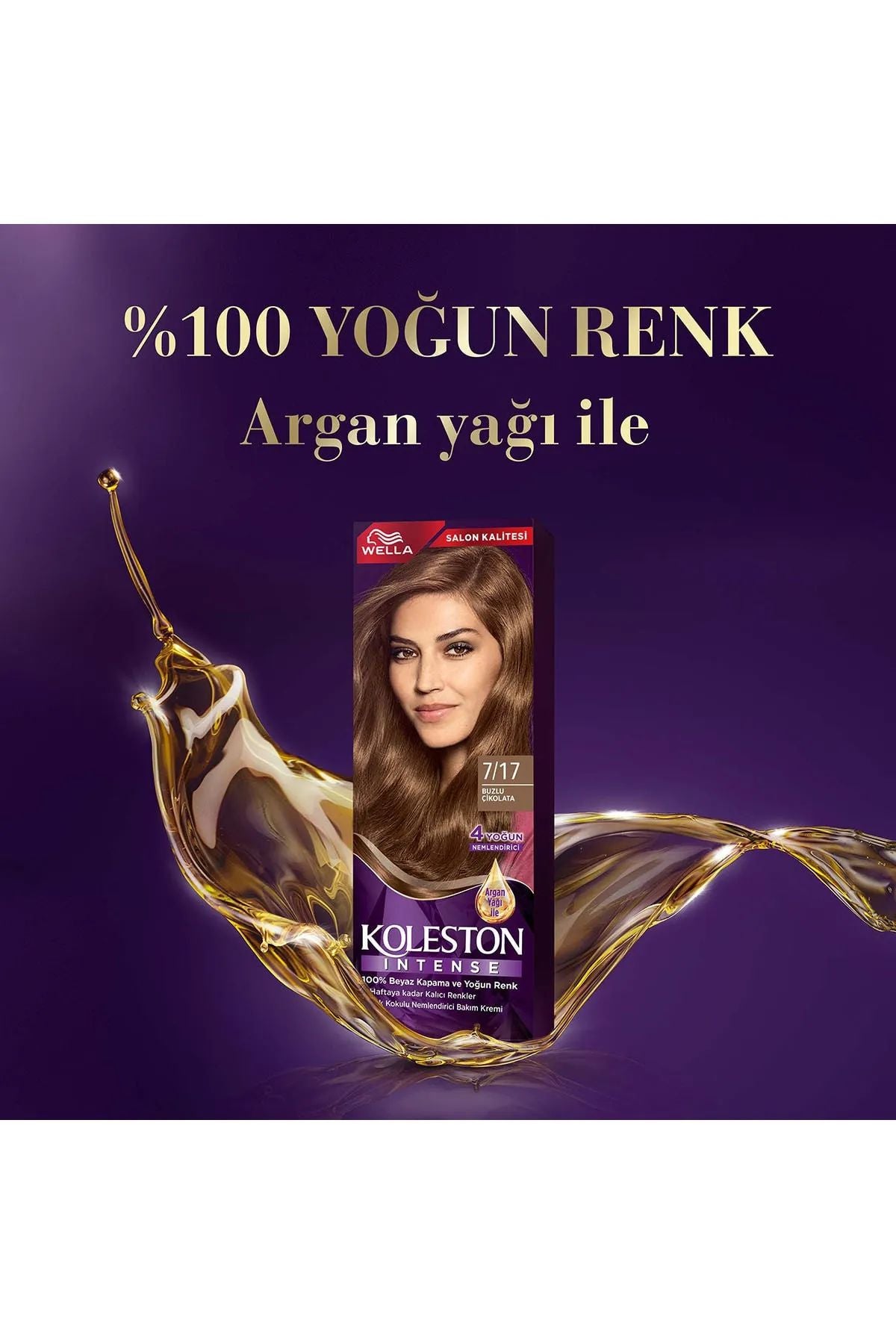 Koleston Intense Saç Boyası 7/17 Buzlu Çikolata - Salon Kalitesi