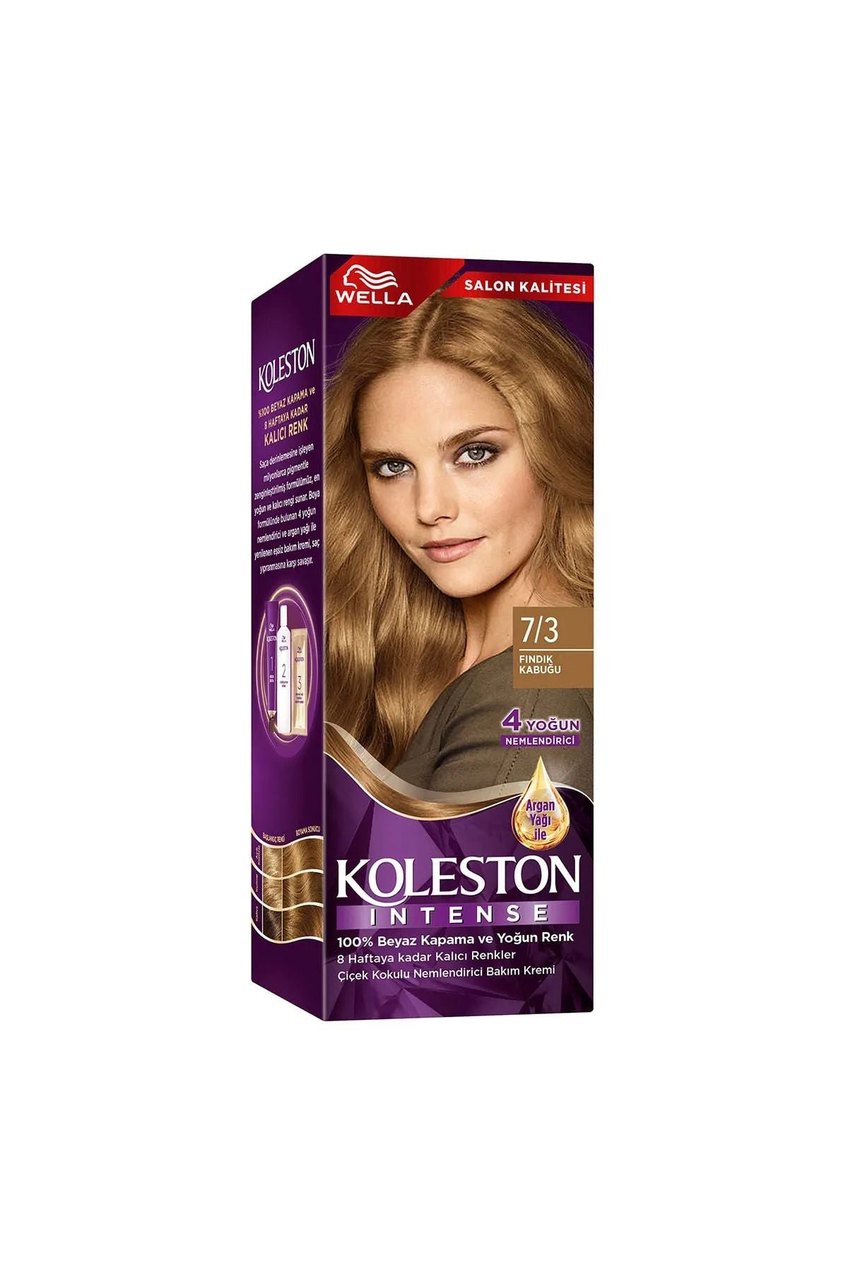 Koleston Intense Saç Boyası 7/3 Fındık Kabuğu - Salon Kalitesi